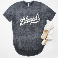 Thumbnail for Blessed Acid Wash T-Shirt FINAL SALE ITEM