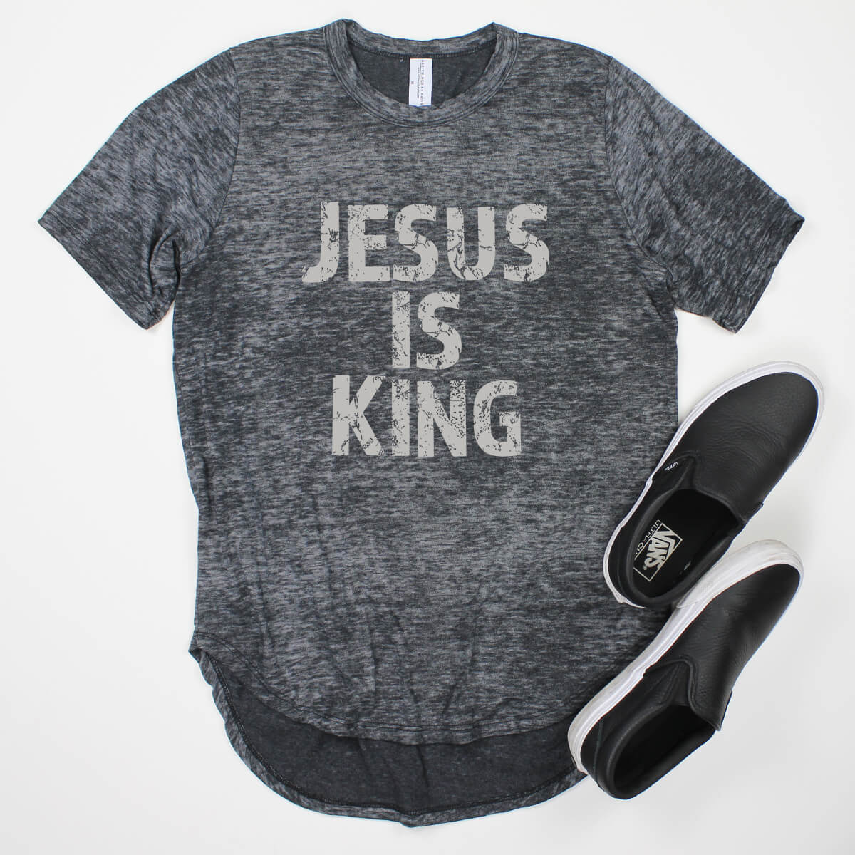Jesus Is King Acid Wash T-Shirt FINAL SALE ITEM