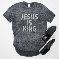 Thumbnail for Jesus Is King Acid Wash T-Shirt FINAL SALE ITEM