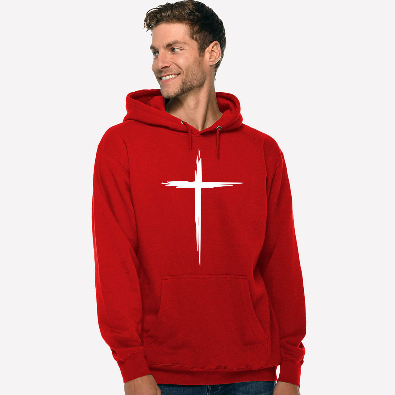 Cross Men's Sweatshirt Hoodie