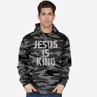 Thumbnail for Jesus Is King Camo Men's Sweatshirt Hoodie