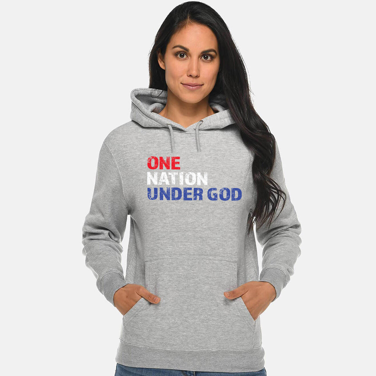 One Nation Under God Unisex Sweatshirt Hoodie