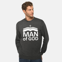 Thumbnail for Man Of God Men's Crewneck Sweatshirt