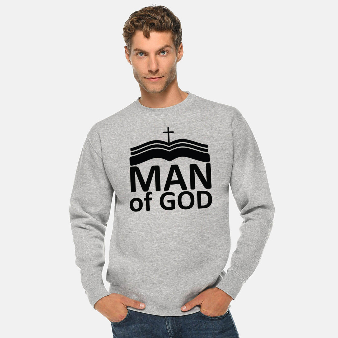 Man Of God Men's Crewneck Sweatshirt