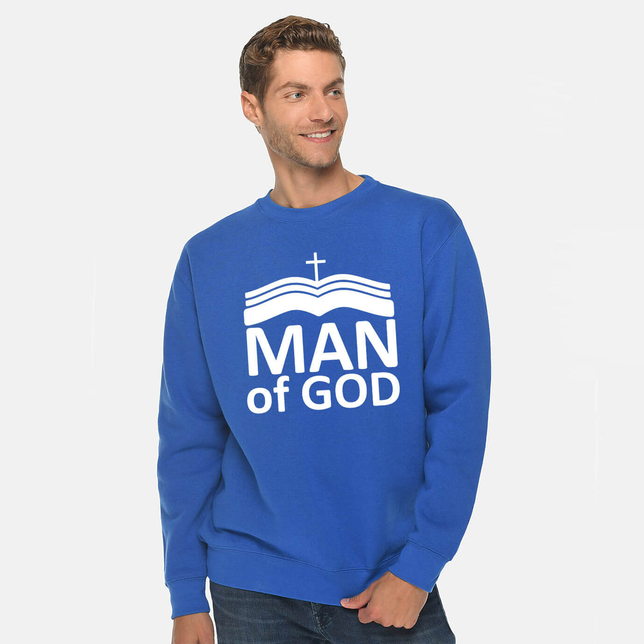 Man Of God Men's Crewneck Sweatshirt