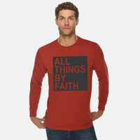 Thumbnail for All Things By Faith Men's Long Sleeve T Shirt