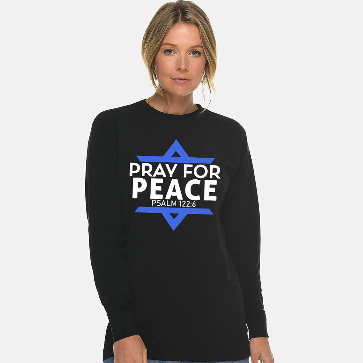 Pray For Peace Unisex Long Sleeve T Shirt
