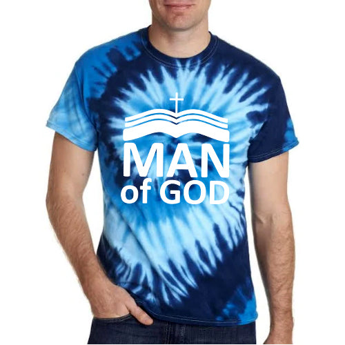 Man Of God Tie Dyed Men's T-Shirt
