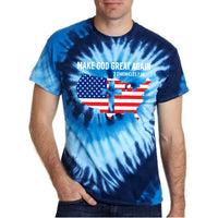 Thumbnail for Make God Great Again Tie Dyed Men's T-Shirt