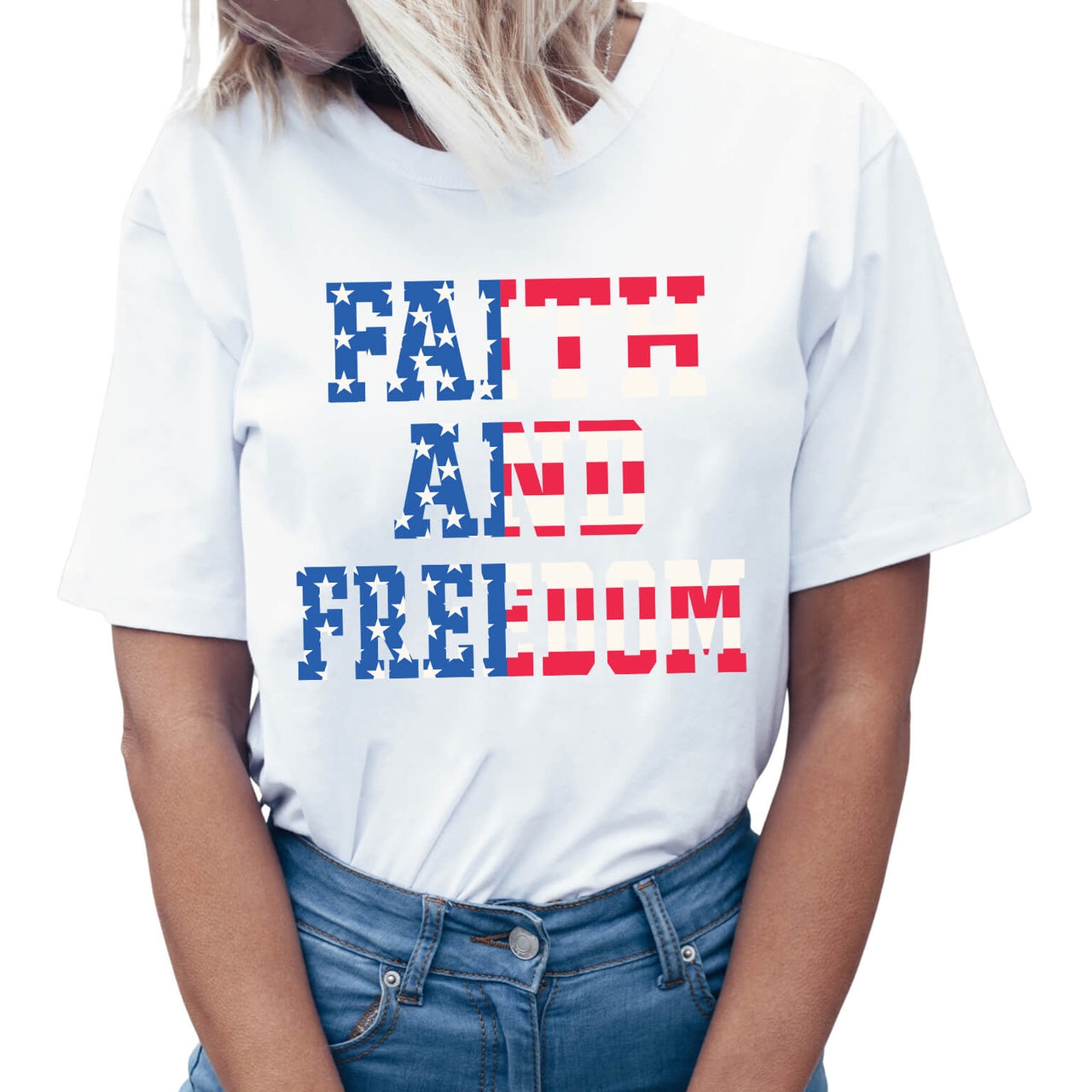 Faith And Freedom In America T-Shirt