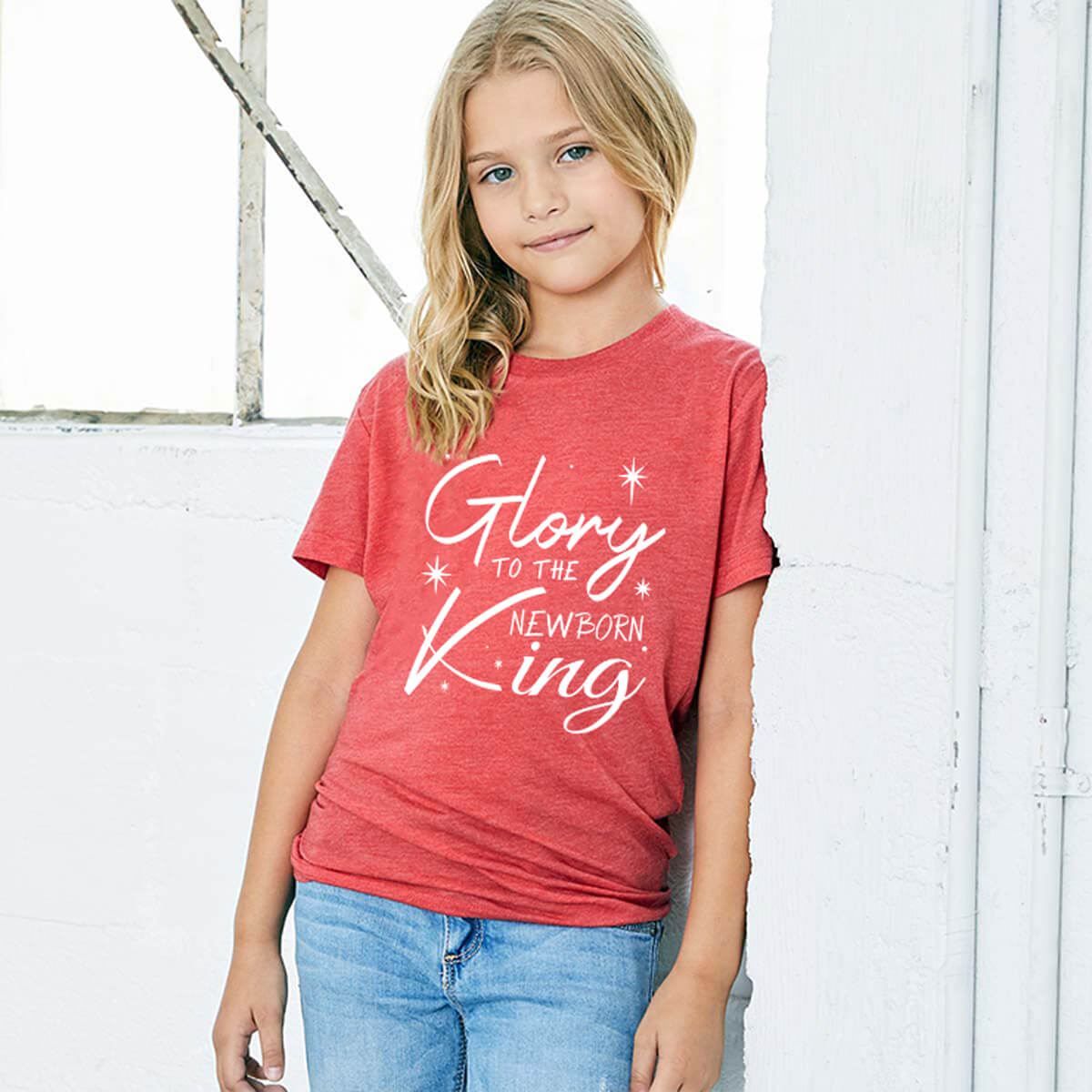 Glory To The Newborn King Youth T Shirt