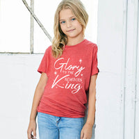 Thumbnail for Glory To The Newborn King Youth T Shirt