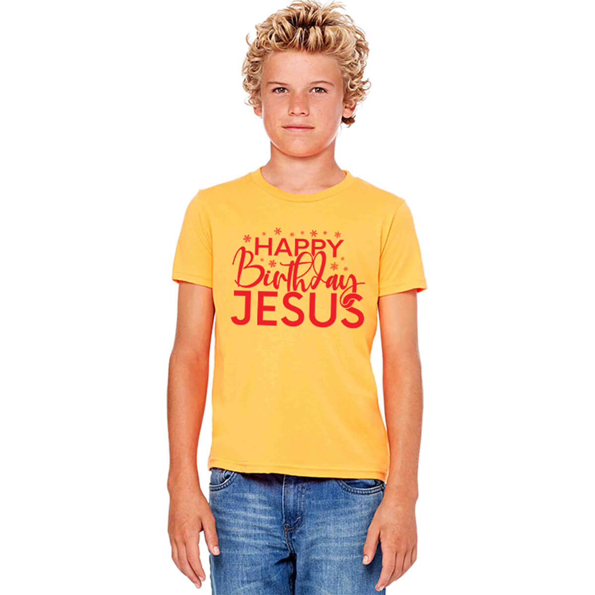 Happy Birthday Jesus Youth T Shirt