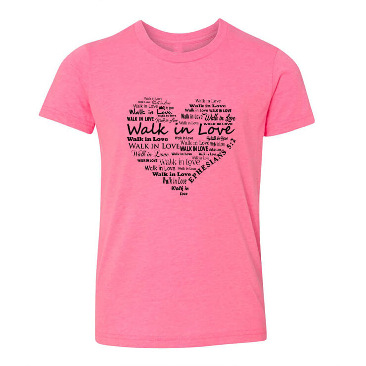 Walk In Love Youth T Shirt