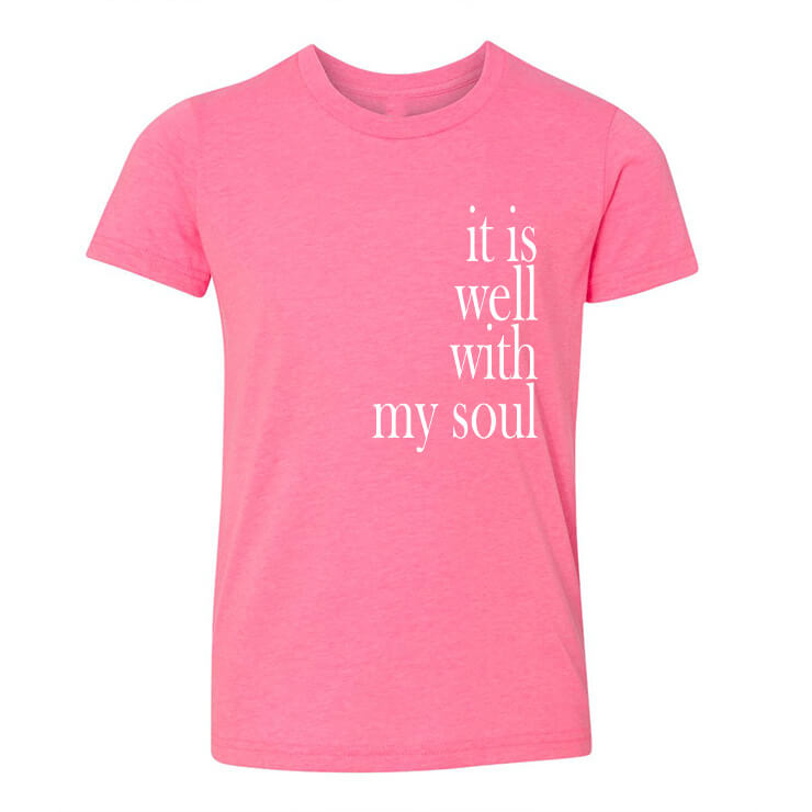 It Is Well With My Soul Youth T Shirt