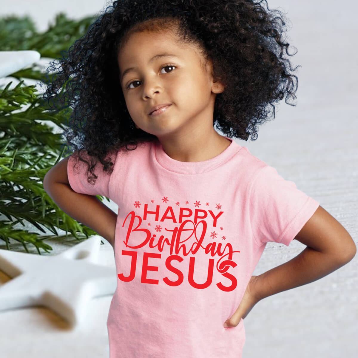 Happy Birthday Jesus Toddler T Shirt