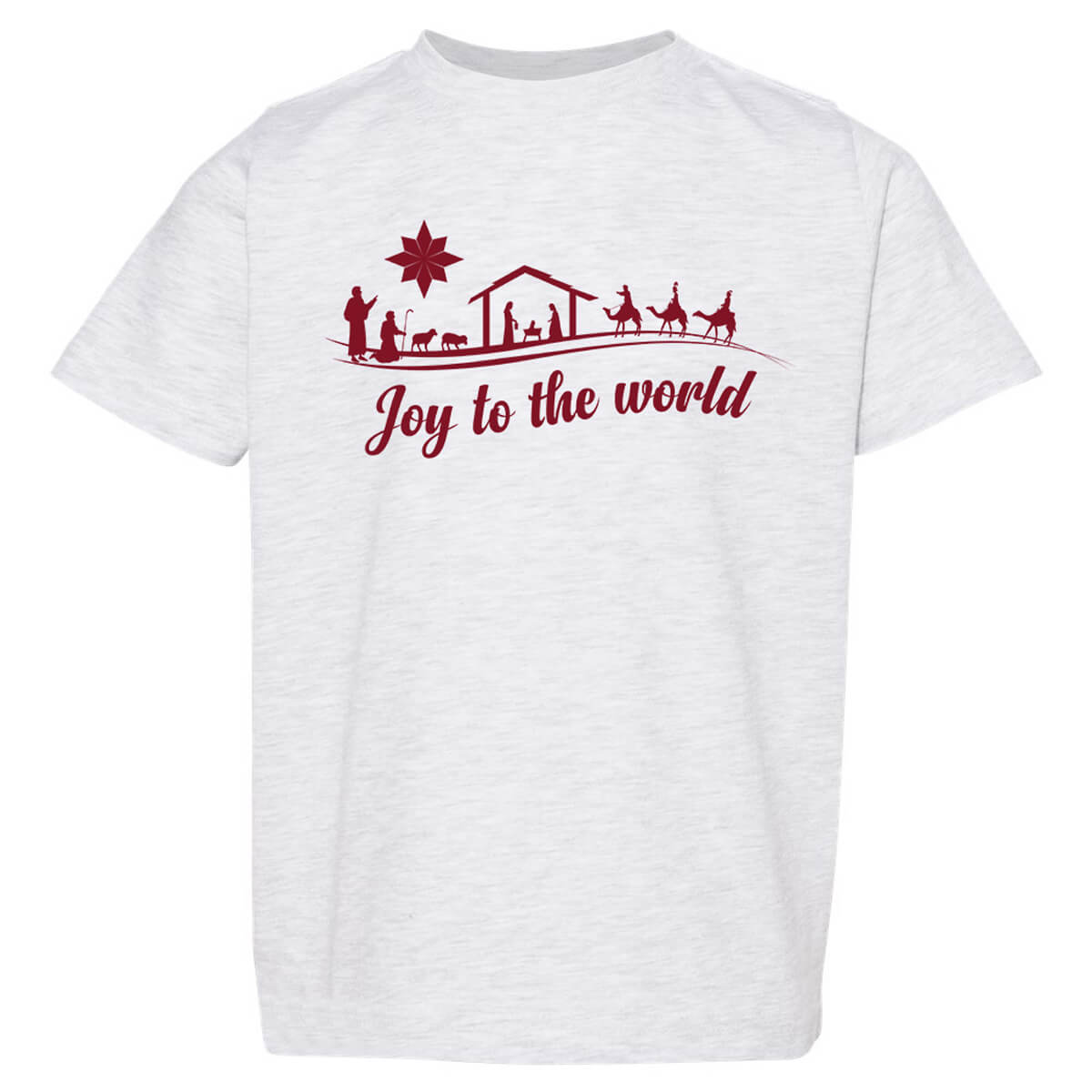 Joy To The World Nativity Scene Toddler T Shirt