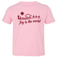 Thumbnail for Joy To The World Nativity Scene Toddler T Shirt