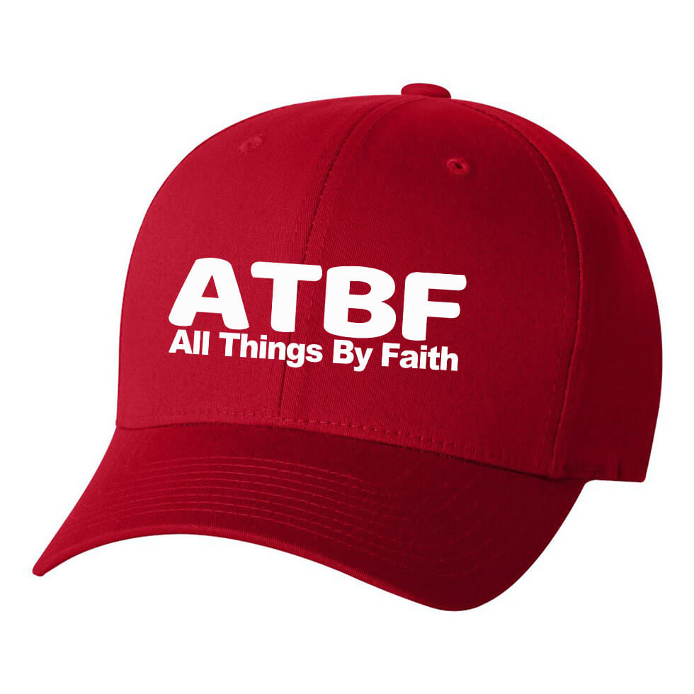 All Things By Faith Embroidered Fitted Cap