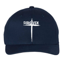 Thumbnail for Forgiven Cross Embroidered Fitted Cap