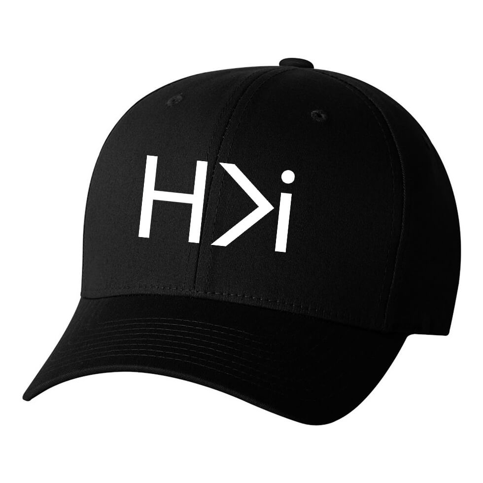 He Is Greater Than I Embroidered Fitted Cap