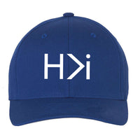 Thumbnail for He Is Greater Than I Embroidered Fitted Cap