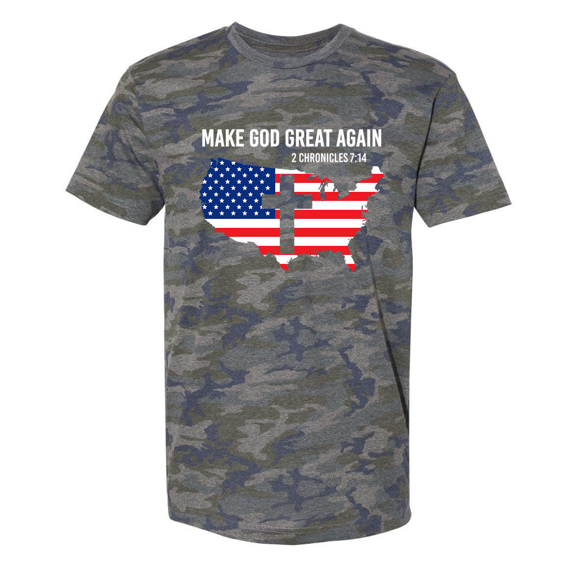 Make God Great Again Men's Camo T-Shirt
