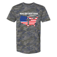 Thumbnail for Make God Great Again Men's Camo T-Shirt
