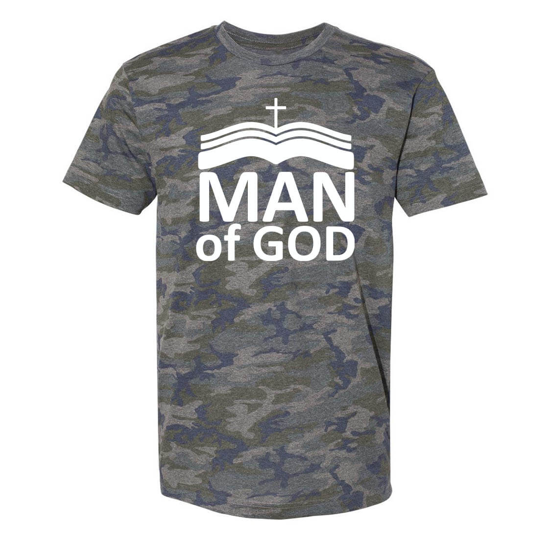 Man Of God Men's Camo T-Shirt