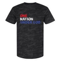 Thumbnail for One Nation Under God Men's Camo T-Shirt