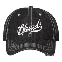 Thumbnail for Blessed Embroidered Trucker Cap