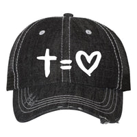 Thumbnail for Love The Cross Embroidered Trucker Cap