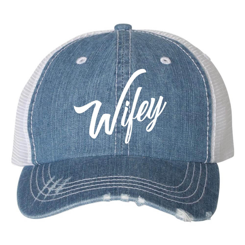 Wifey Embroidered Trucker Cap