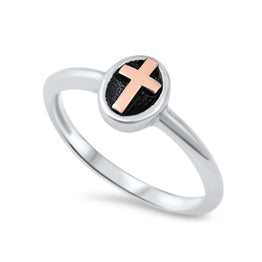 At The Cross Ring Sterling Silver Jewelry