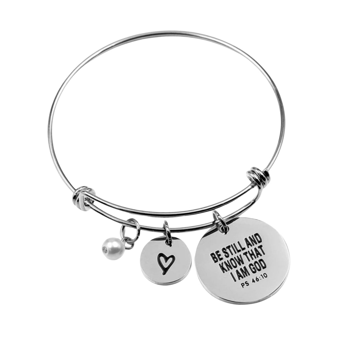 Be Still And Know That I Am God Bracelet Stainless Steel Jewelry