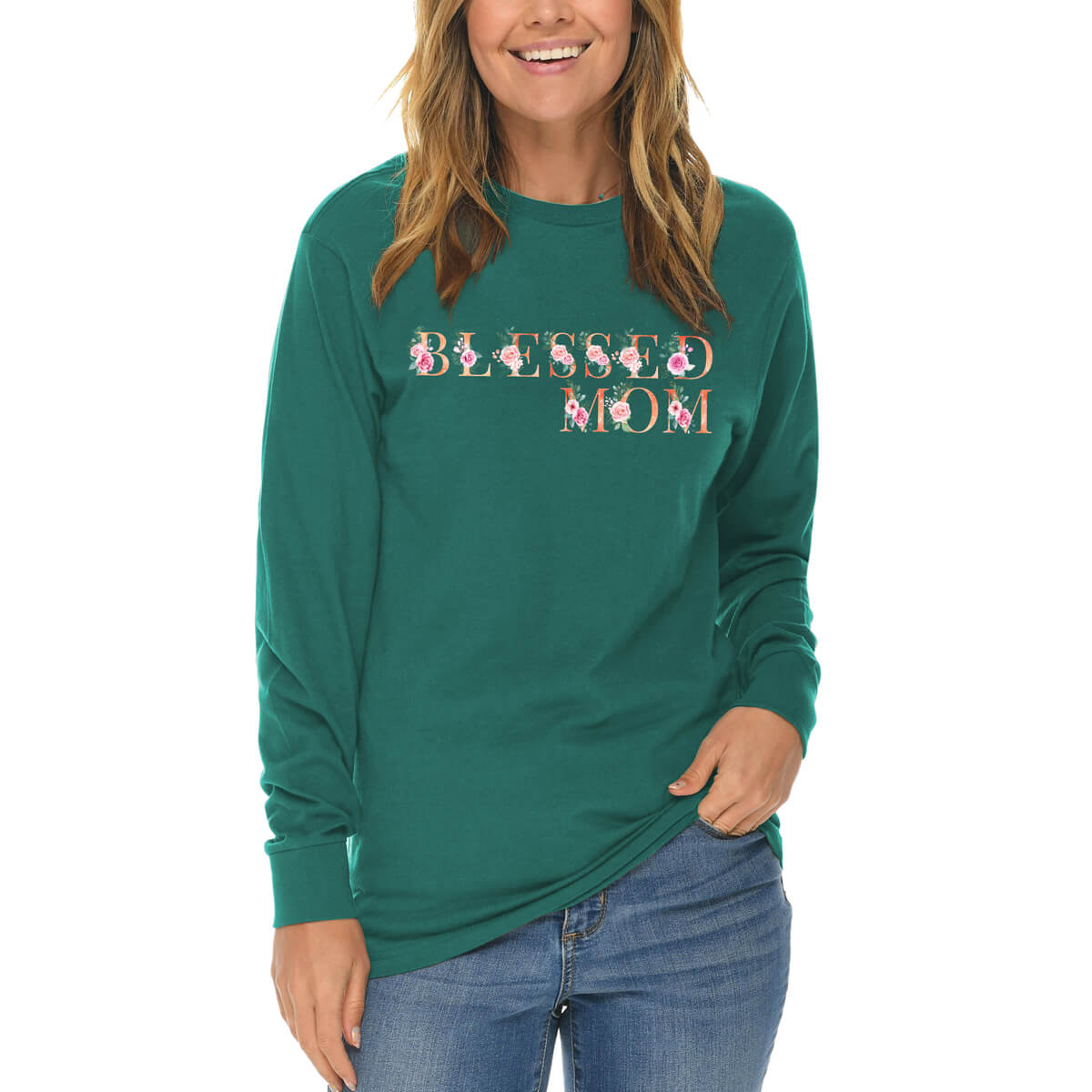 Blessed Mom Long Sleeve T Shirt
