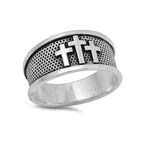 Thumbnail for Calvary Crosses Ring Sterling Silver Jewelry