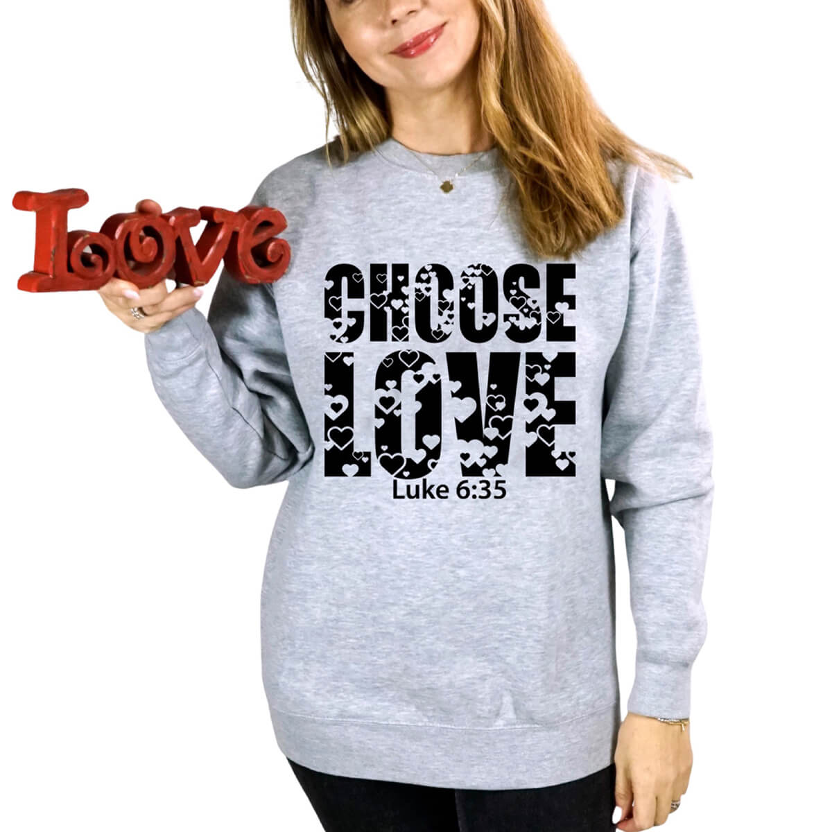 Choose Love Crewneck Sweatshirt