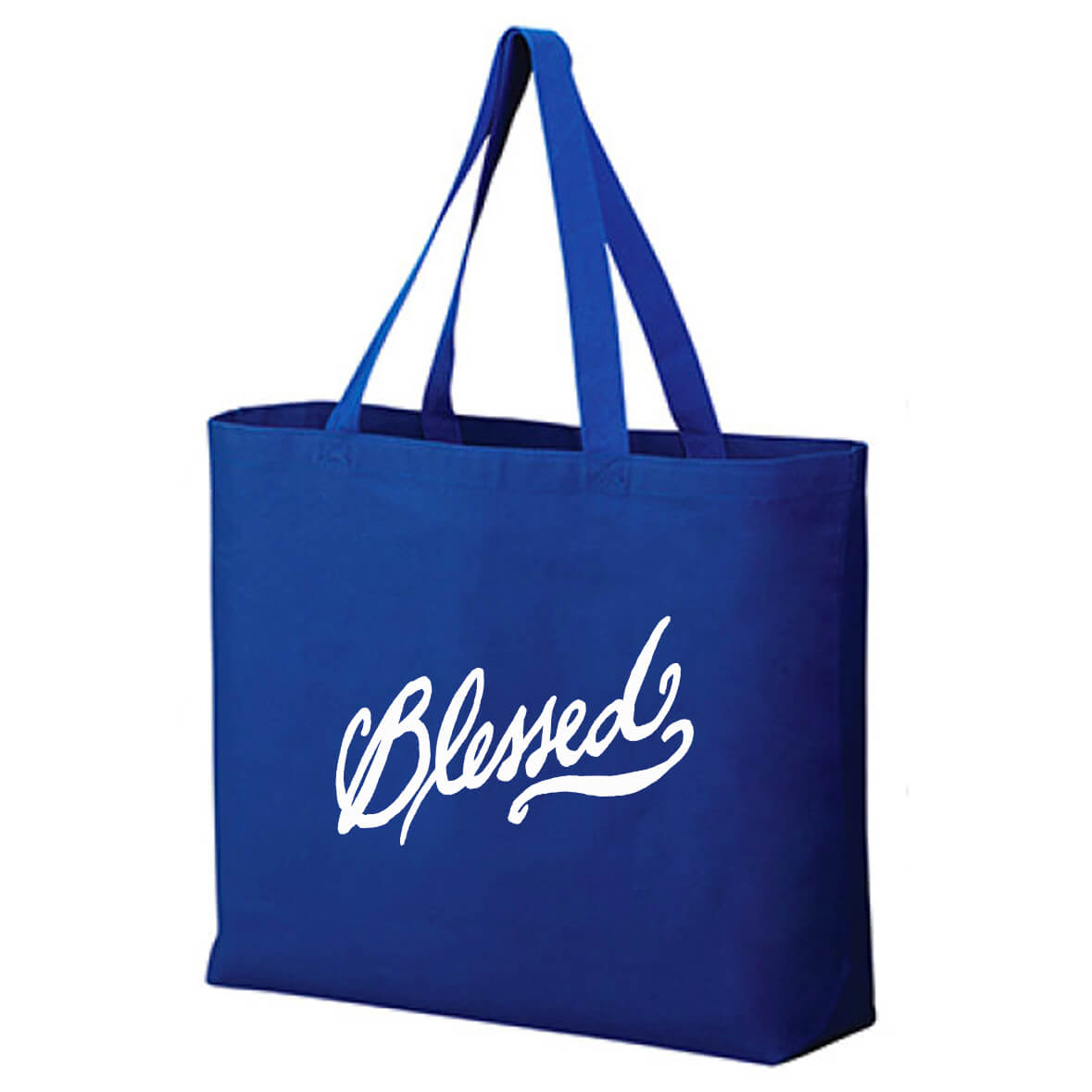 Blessed Jumbo Tote Canvas Bag