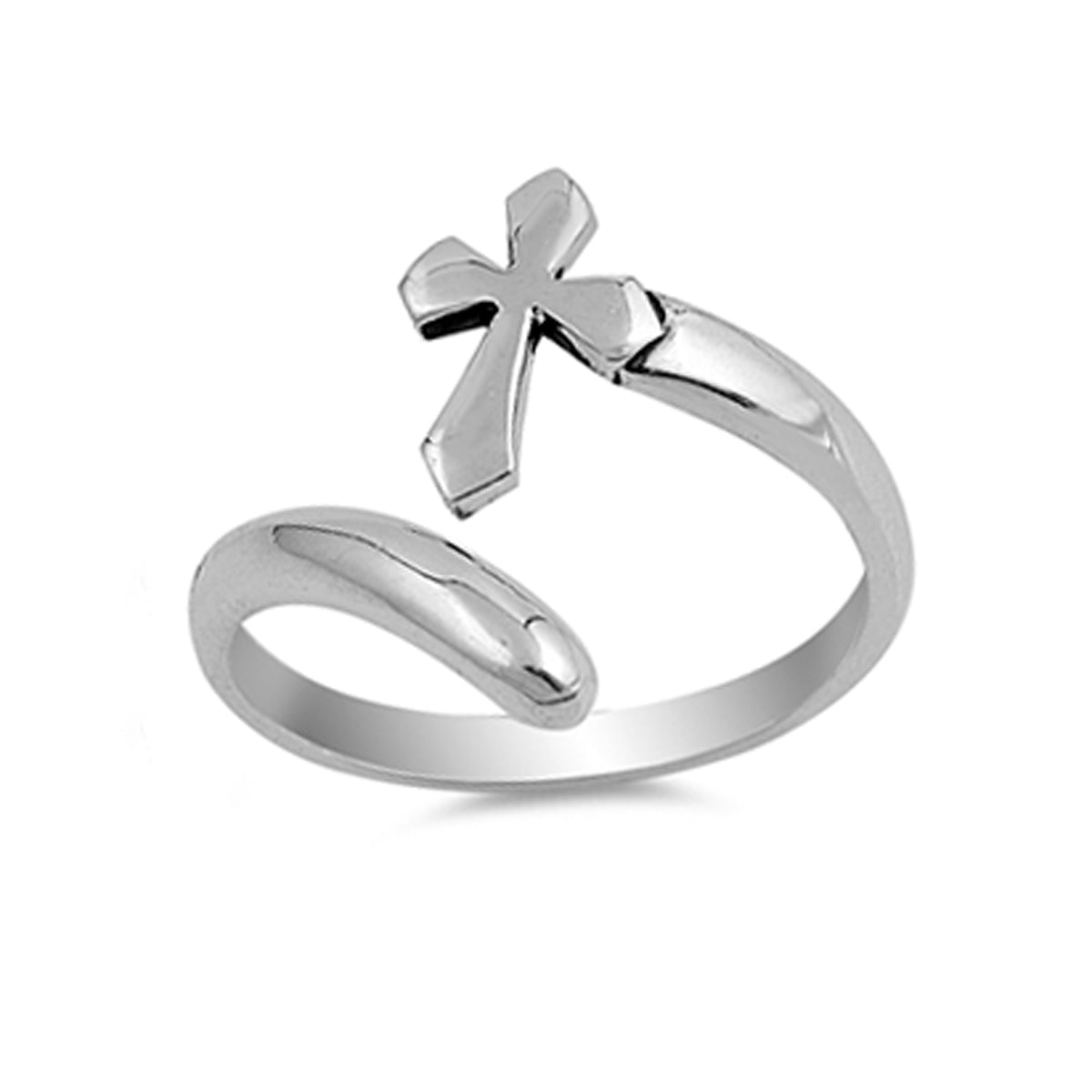 Calvary Cross Ring Sterling Silver Jewelry