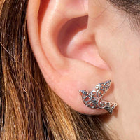 Thumbnail for Dove Filigree Earrings Sterling Silver Jewelry