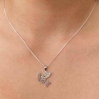 Thumbnail for Dove Filigree Necklace Sterling Silver Jewelry