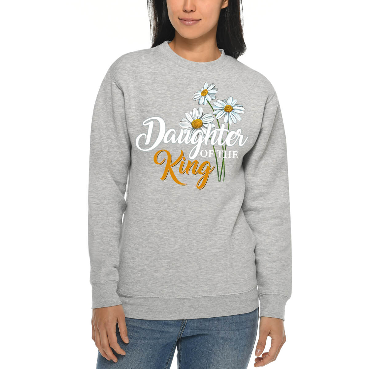 Daughter Of The King Daisy Crewneck Sweatshirt
