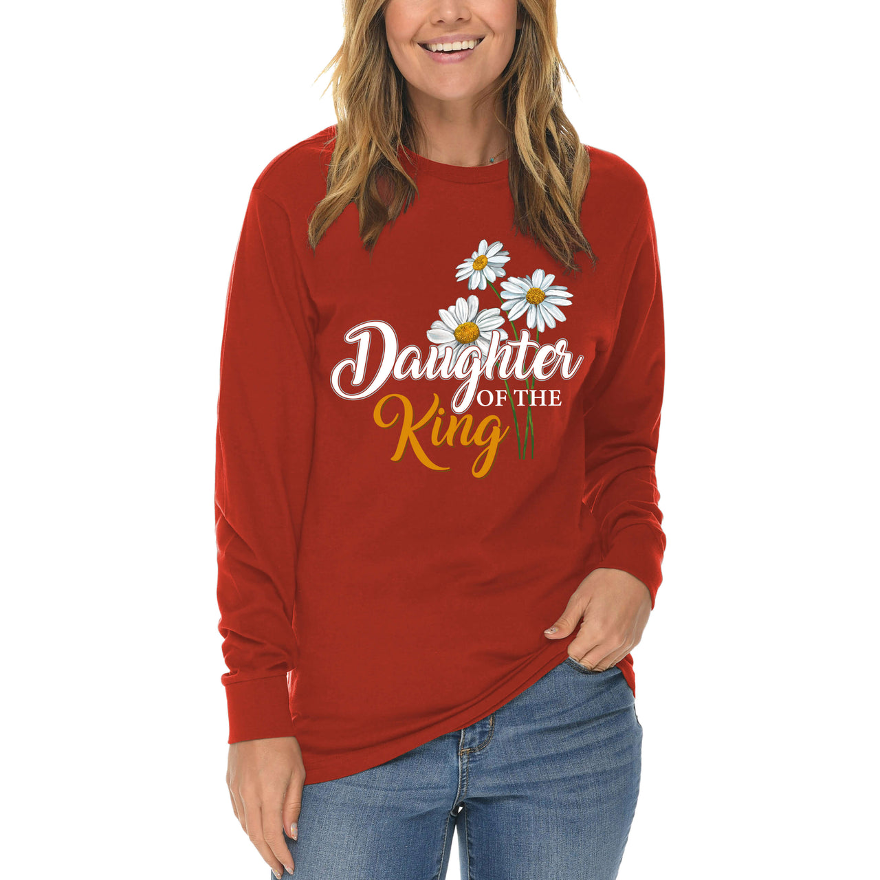 Daughter Of The King Daisy Long Sleeve T Shirt