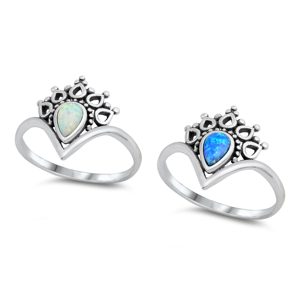 Daughter Of The King Opal Ring Sterling Silver Jewelry