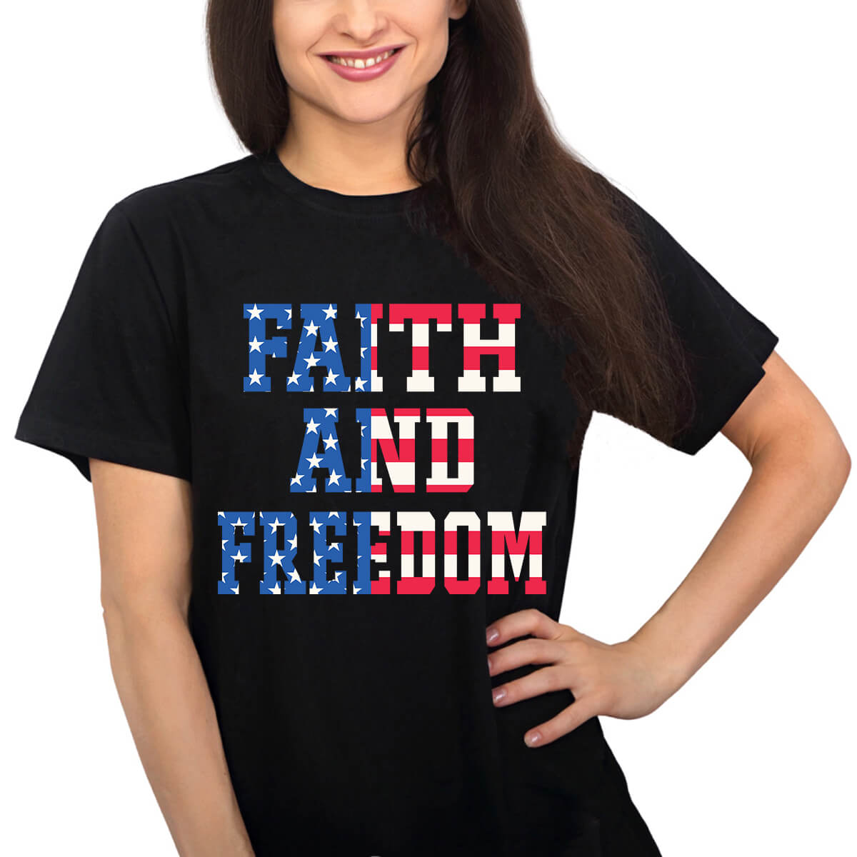 Faith And Freedom In America T-Shirt