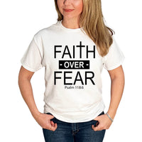 Thumbnail for Faith Over Fear Cross T-Shirt