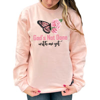 Thumbnail for God's Not Done With Me Yet Crewneck Sweatshirt
