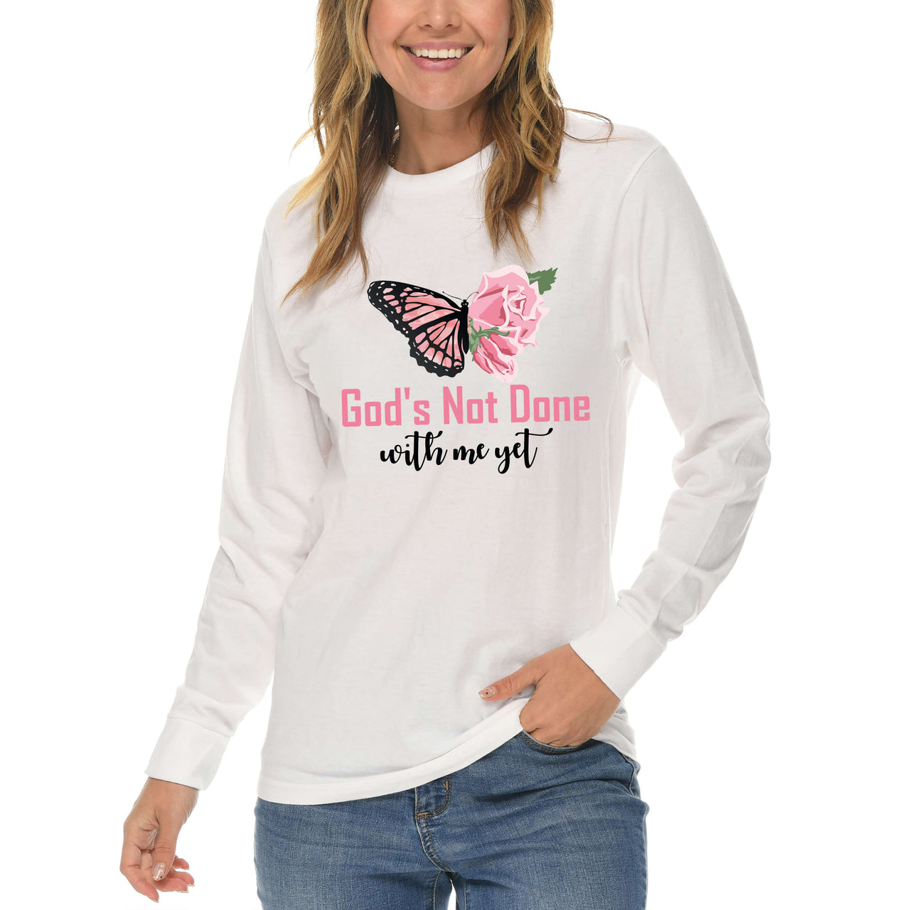 God's Not Done With Me Yet Long Sleeve T Shirt