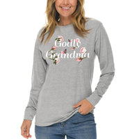 Thumbnail for Godly Grandma Long Sleeve T Shirt